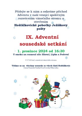 IX. ADVENTNÍ SOUSEDSKÉ SETKÁNÍ