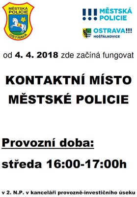 Kontaktní místo městské policie