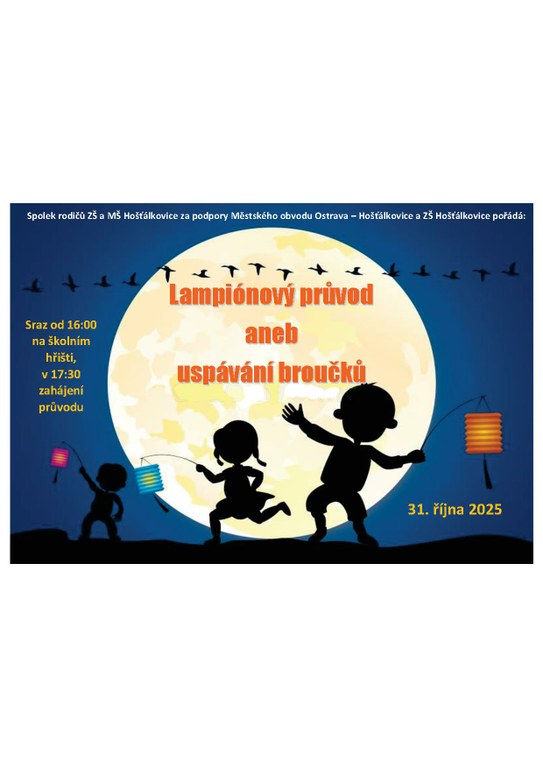 LAMPIÓNOVÝ PRŮVOD ANEB USPÁVÁNÍ BROUČKŮ