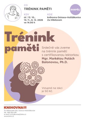 TRÉNINK PAMĚTI - ZMĚNA TERMÍNU