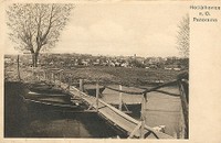 Pontonová lávka přes řeku Odru 