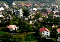 Pohled na Hošťálkovice- rok 2000